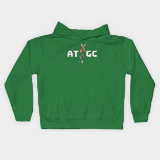 AT / GC, biotechnology, dna strand, molecular biology, gift present ideas Kids Hoodie